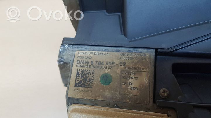 BMW 5 G30 G31 Schermo del visore a sovrimpressione 8784915