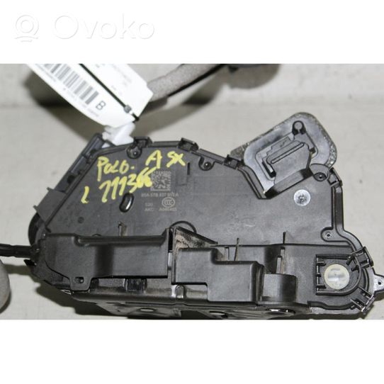 Volkswagen Polo VI AW Front door lock 