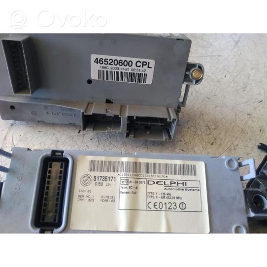 Fiat Punto (188) Door central lock control unit/module 