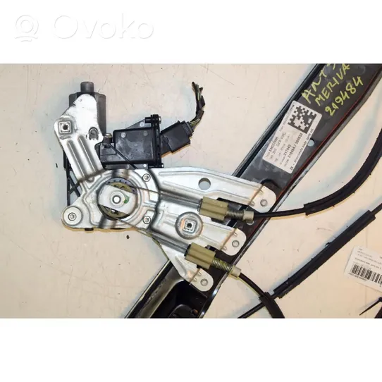 Opel Meriva B Front door window regulator with motor 