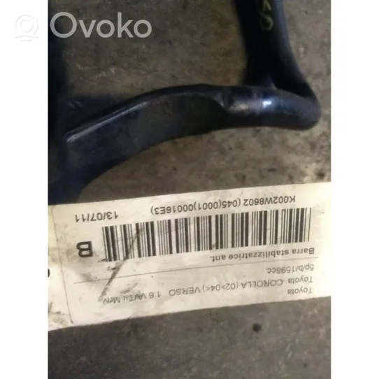 Toyota Corolla Verso E121 Stabilizator przedni / drążek 