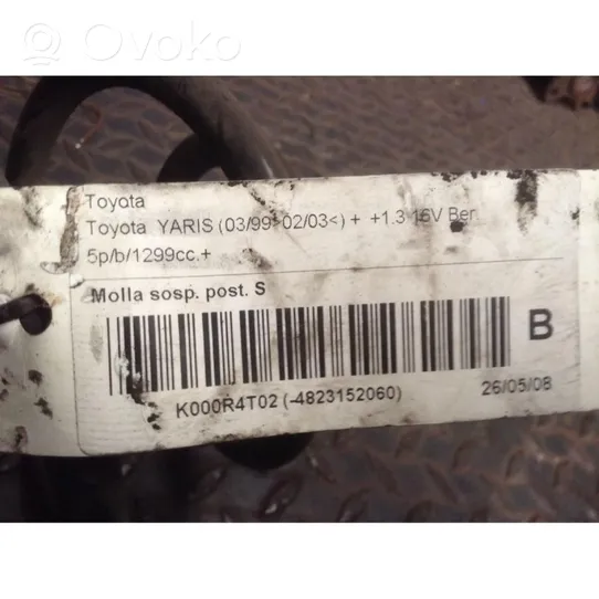 Toyota Yaris Galinė spyruoklė 