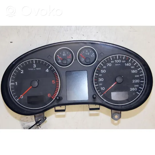 Audi A3 S3 8P Speedometer (instrument cluster) 