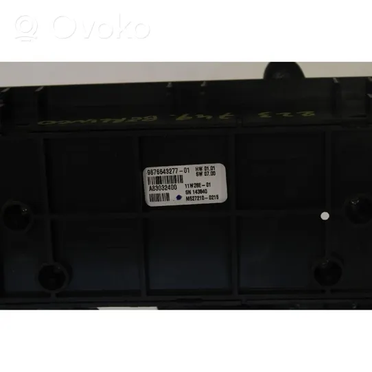 Citroen Berlingo Climate control unit 