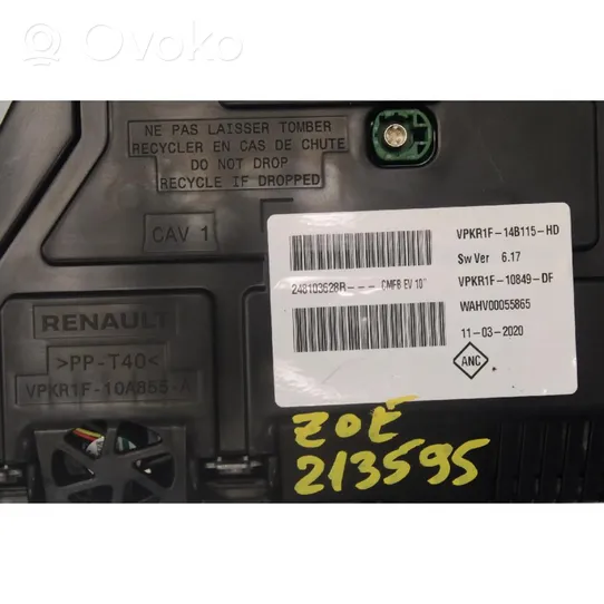 Renault Zoe Tachimetro (quadro strumenti) 