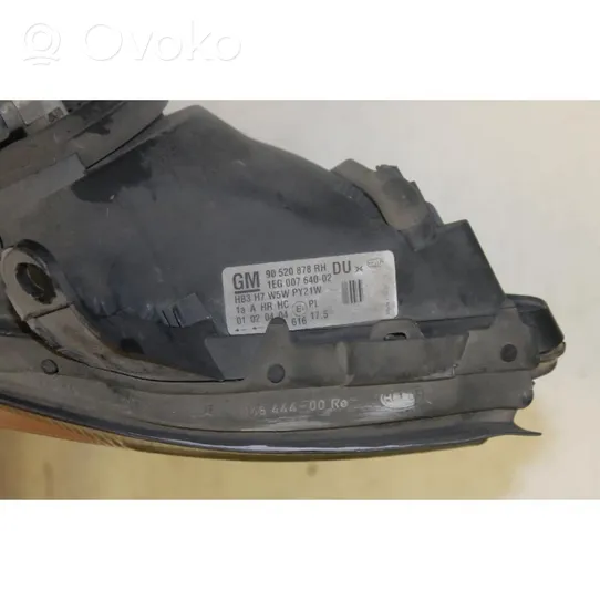 Opel Astra G Phare frontale 90520878RH