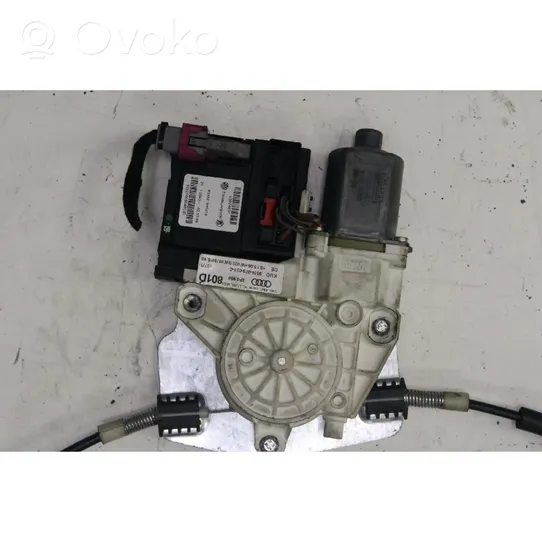 Audi A3 S3 8P Rear door window regulator with motor 