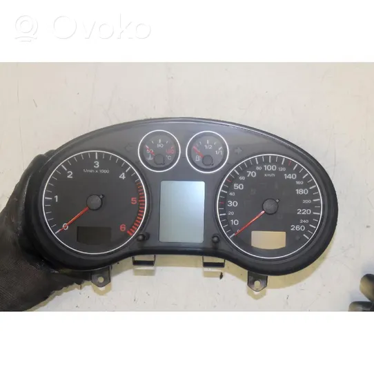 Audi A3 S3 8P Compteur de vitesse tableau de bord 