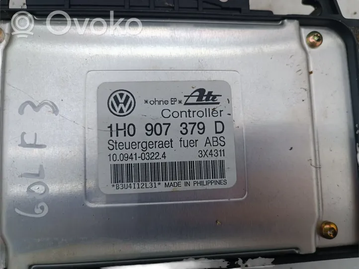 Volkswagen Golf III ABS-ohjainlaite/moduuli 1H0907379D