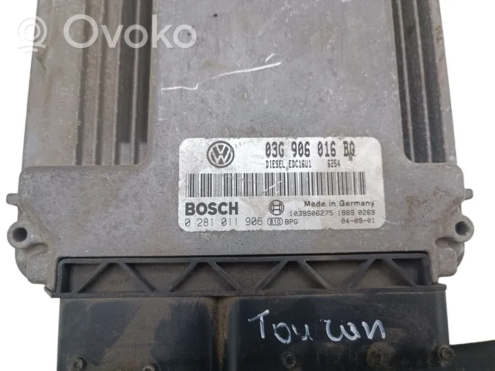 Volkswagen Touran I Sterownik / Moduł ECU 03G906016BQ