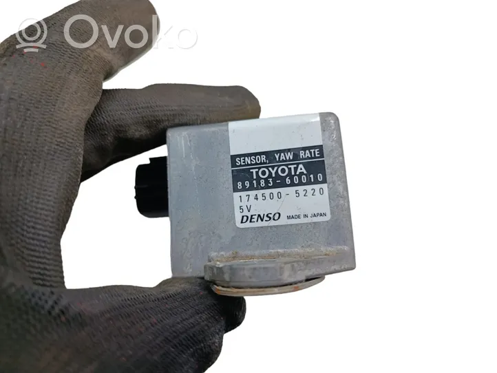 Toyota Land Cruiser (J120) ESP (elektroniskās stabilitātes programmas) sensors (paātrinājuma sensors) 8918360010