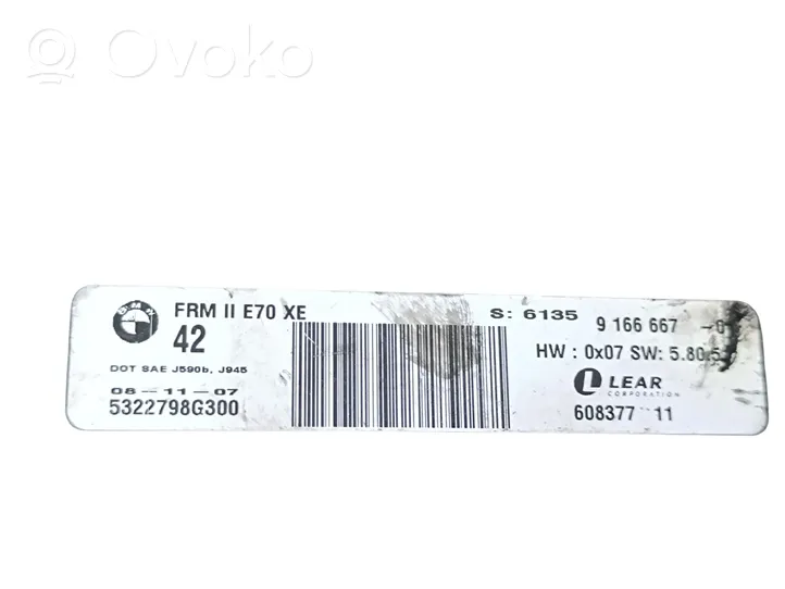 BMW X5 E70 Sterownik / Moduł świateł LCM 61359166667