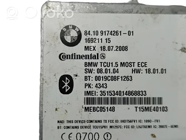 BMW X5 E70 Moduł / Sterownik Bluetooth 9174261