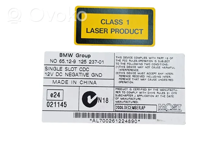 BMW X5 E70 Zmieniarka płyt CD/DVD 9125237