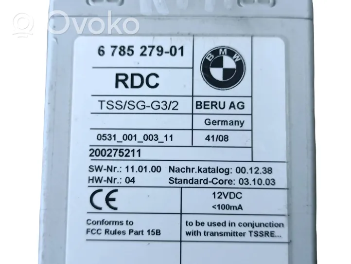 BMW 1 E82 E88 Steuergerät Reifendruckkontrolle RDK 6785279