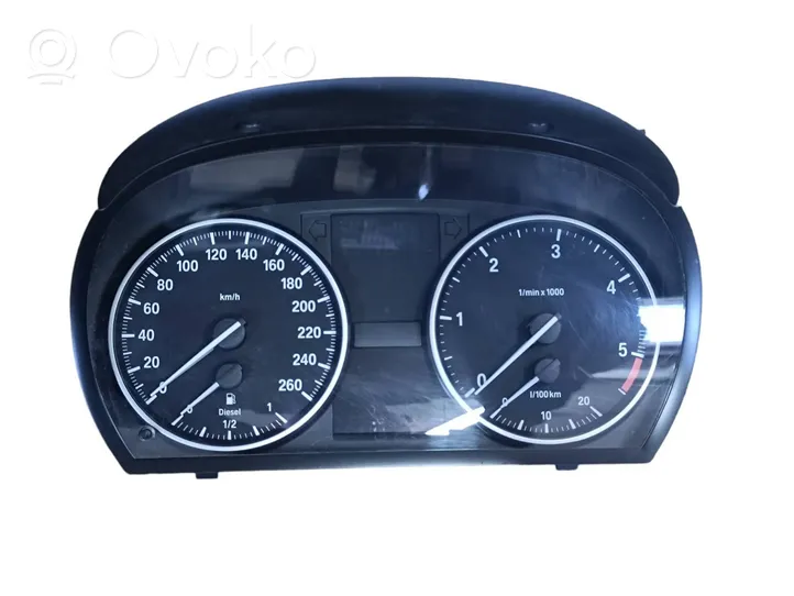 BMW 3 E90 E91 Speedometer (instrument cluster) 9242346
