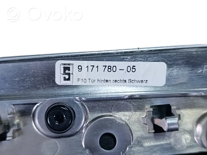 BMW 5 F10 F11 Moldura del tarjetero del panel de la puerta trasera 9171780