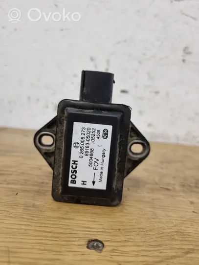 Toyota Avensis T250 Sensore di imbardata accelerazione ESP 0265005273