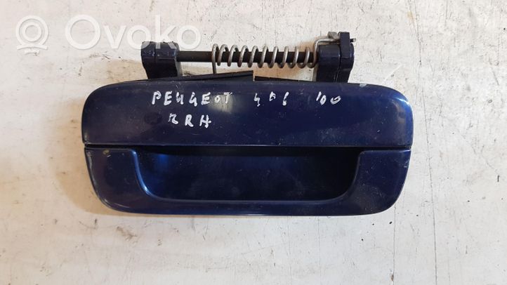 Peugeot 406 Klamka zewnętrzna drzwi tylnych 9621859377