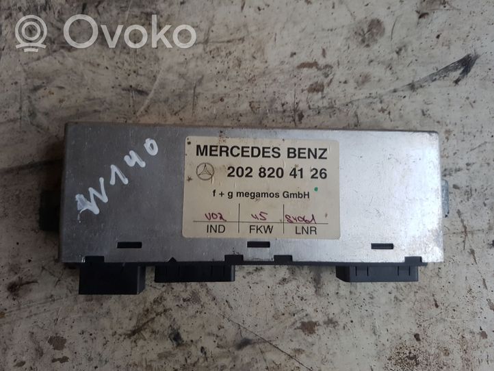 Mercedes-Benz S W140 Signalizacijos valdymo blokas 2028204126