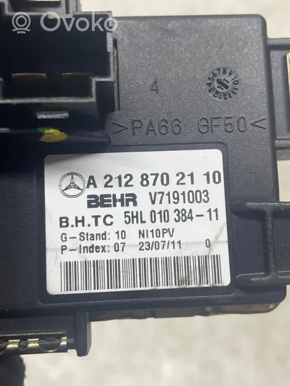 Mercedes-Benz C W204 Resistencia motor/ventilador de la calefacción A2128702110