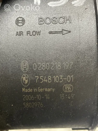 BMW X5 E70 Débitmètre d'air massique 7548103