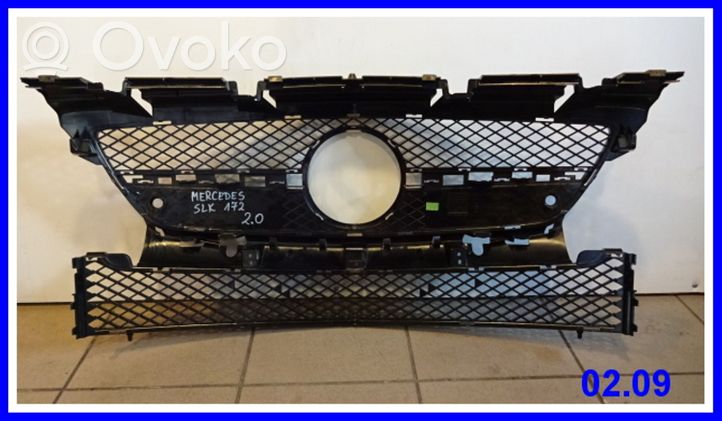 Mercedes-Benz SLK R172 Grille calandre supérieure de pare-chocs avant 