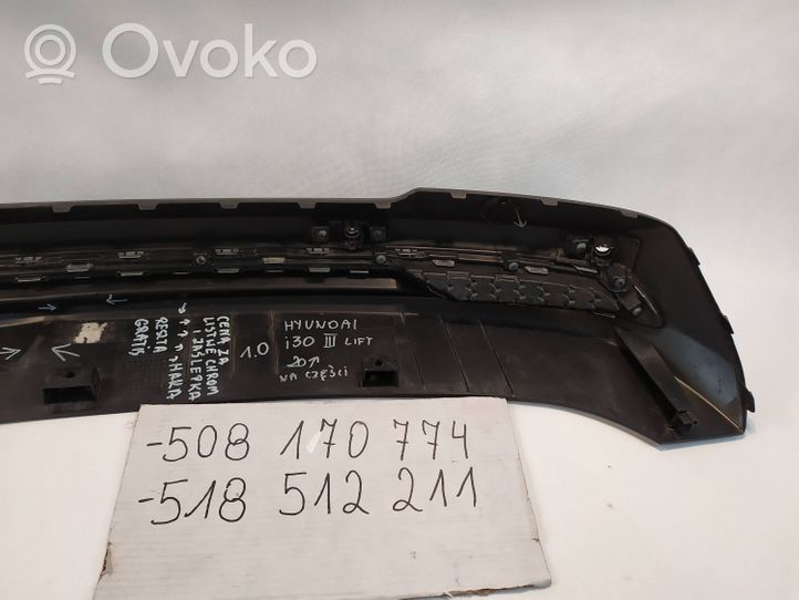 Hyundai i30 Moulure inférieure de pare-chocs arrière 86612-G4620