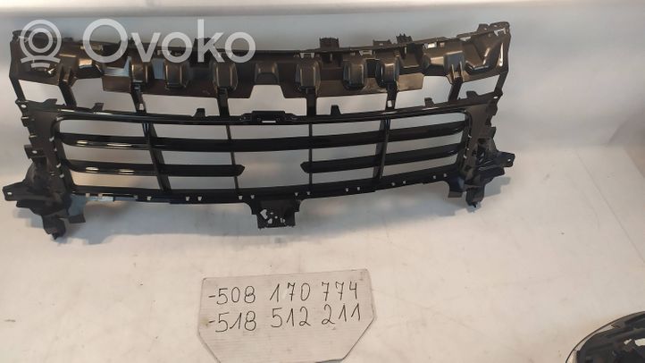 Porsche Cayenne (92A) Griglia superiore del radiatore paraurti anteriore 9Y0807683AA