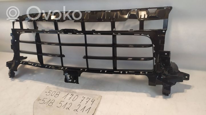 Porsche Cayenne (92A) Maskownica / Grill / Atrapa górna chłodnicy 9Y0807683AA