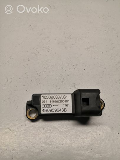 Audi A6 S6 C5 4B Airbagsensor Crashsensor Drucksensor 4B0959643B