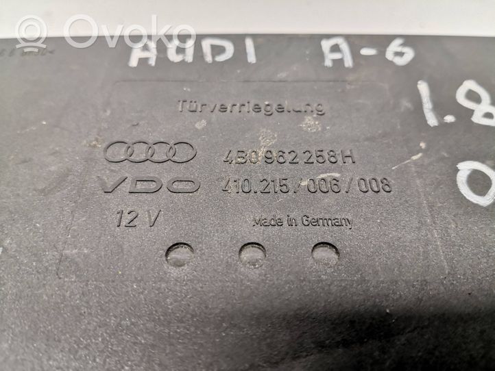 Audi A6 S6 C5 4B Moduł / Sterownik komfortu 4B0962258H