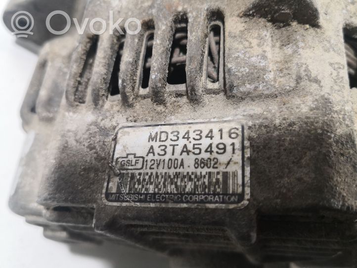 Mitsubishi Pajero Generatore/alternatore MD343416