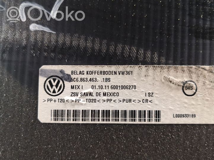 Volkswagen Jetta VI Trunk/boot mat liner 5C68634631BS