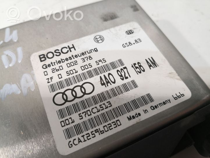 Audi A6 S6 C4 4A Pavarų dėžės valdymo blokas 4A0927156AM