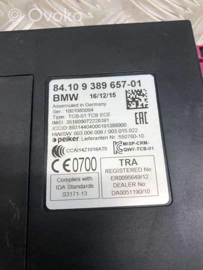 BMW 3 F30 F35 F31 Module unité de contrôle Bluetooth 9389657