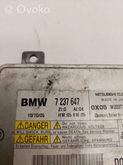 BMW 5 F10 F11 Module de ballast de phare Xenon 7237647