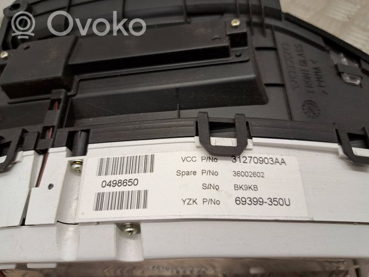 Volvo XC70 Tachimetro (quadro strumenti) 36002602