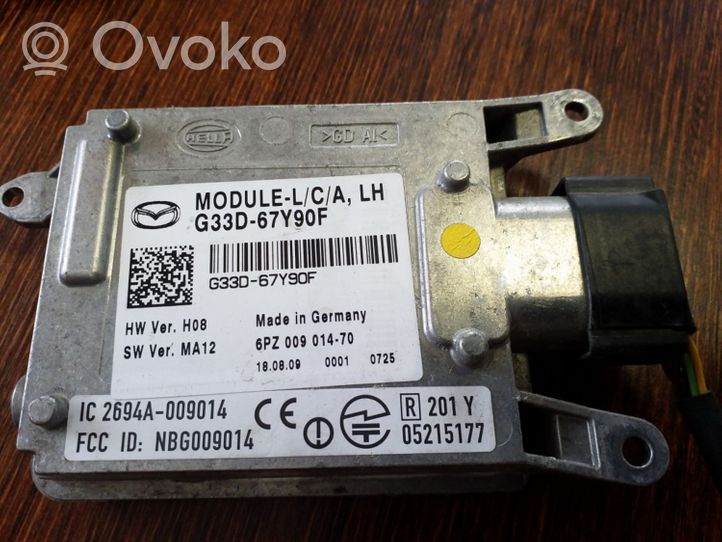 Mazda CX-7 Capteur radar d'angle mort G33D67Y90F