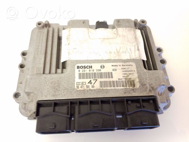 Citroen C3 Calculateur moteur ECU 0281010390