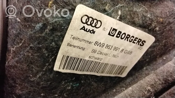 Audi A4 S4 B9 Panneau, garniture de coffre latérale 8W9863879B