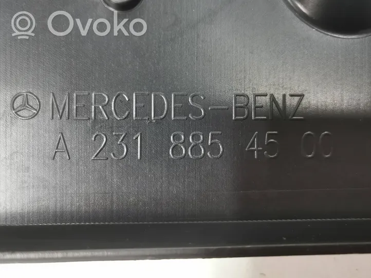 Mercedes-Benz SL R231 Support de plaque d'immatriculation A2318854500