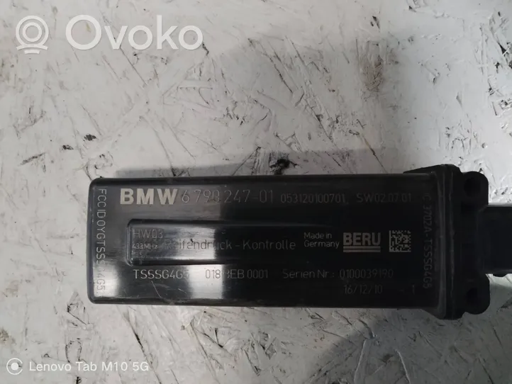 BMW 5 GT F07 Rengaspaineen anturi 6790247