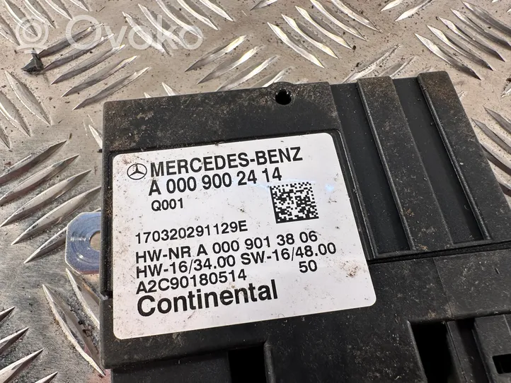 Mercedes-Benz E W238 Degalų (kuro) siurblio valdymo blokas A0009002414