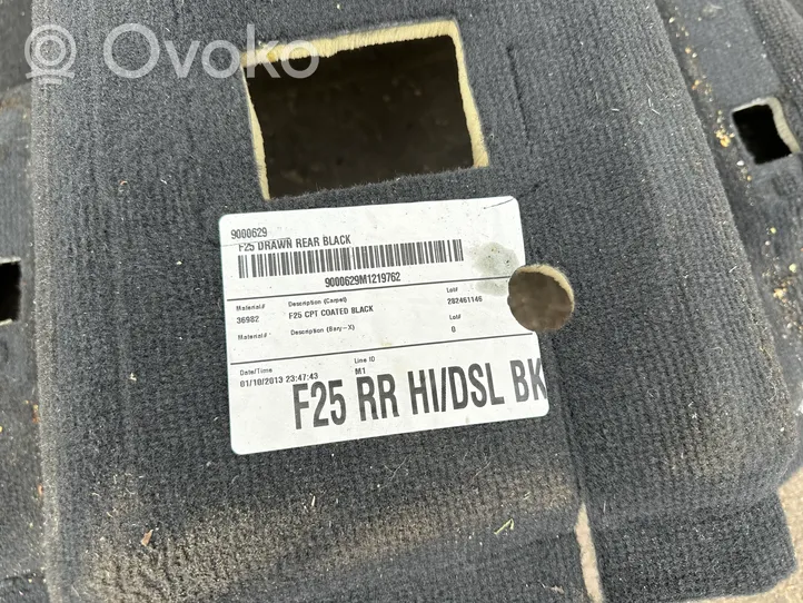 BMW X3 F25 Salona aizmugurējās daļas paklājiņš 9000629