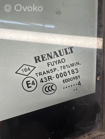Renault Captur Szyba karoseryjna drzwi tylnych 43R000183