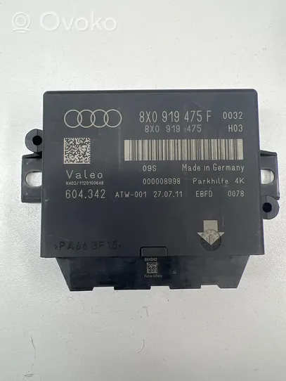 Audi A1 Unité de commande, module PDC aide au stationnement 8X0919475F