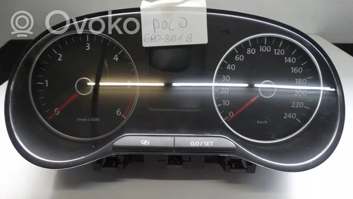 Volkswagen Polo V 6R Compteur de vitesse tableau de bord 6R0920861B