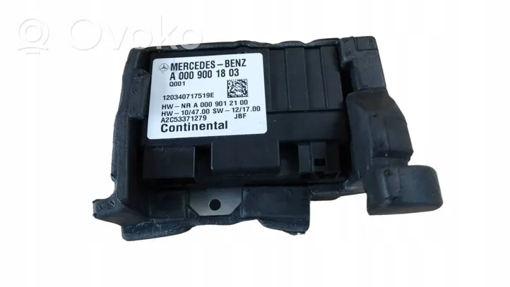 Mercedes-Benz A W176 Unité de commande / module de pompe à carburant A0009001803