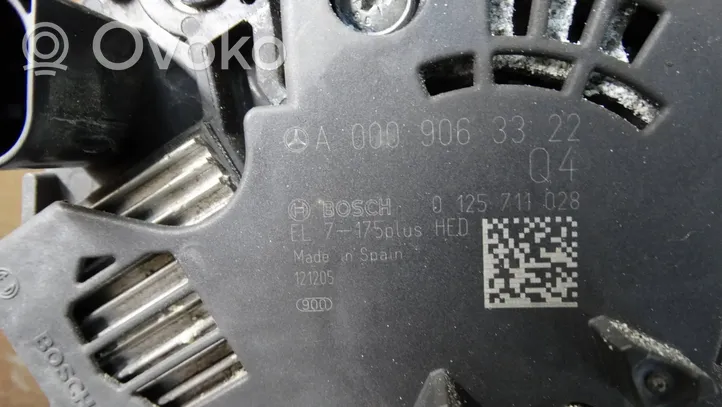 Mercedes-Benz A W176 Ģenerators A0009063322